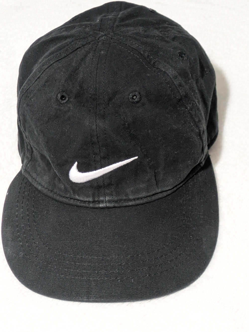 Nike Kids' Black Swoosh Baseball Cap